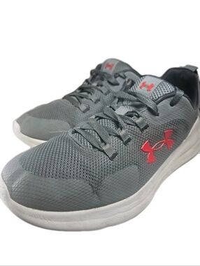 Under Armour Essential Runner Walk Men 9M Grey Sports Y2k Walk Street Boho [6A